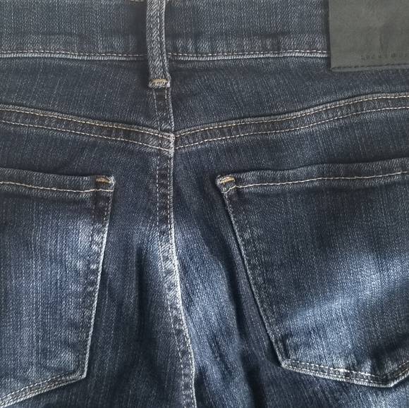 Lucky Brand jeans 4/27 dark wash skinny - Picture 4 of 7